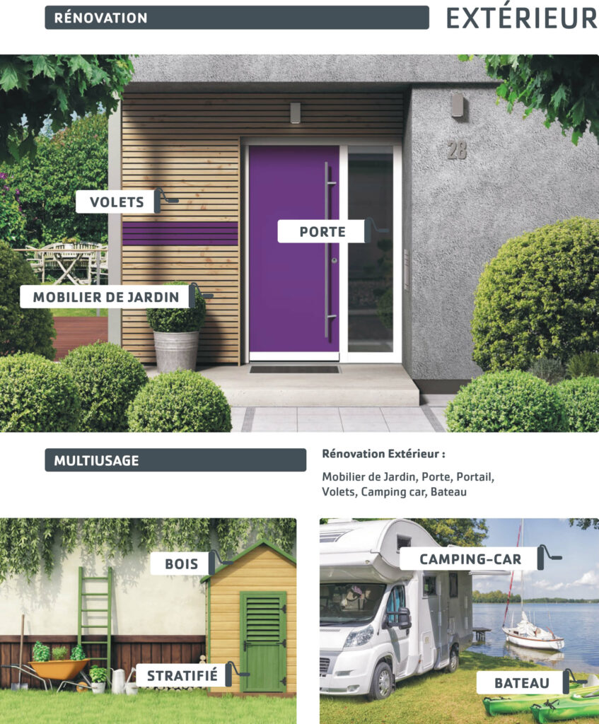 colortout utilisation multi-usage extérieur