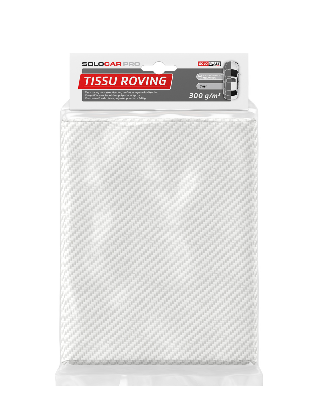 visuel 134596 SOLOCAR TISSU ROVING 300g - 1m²