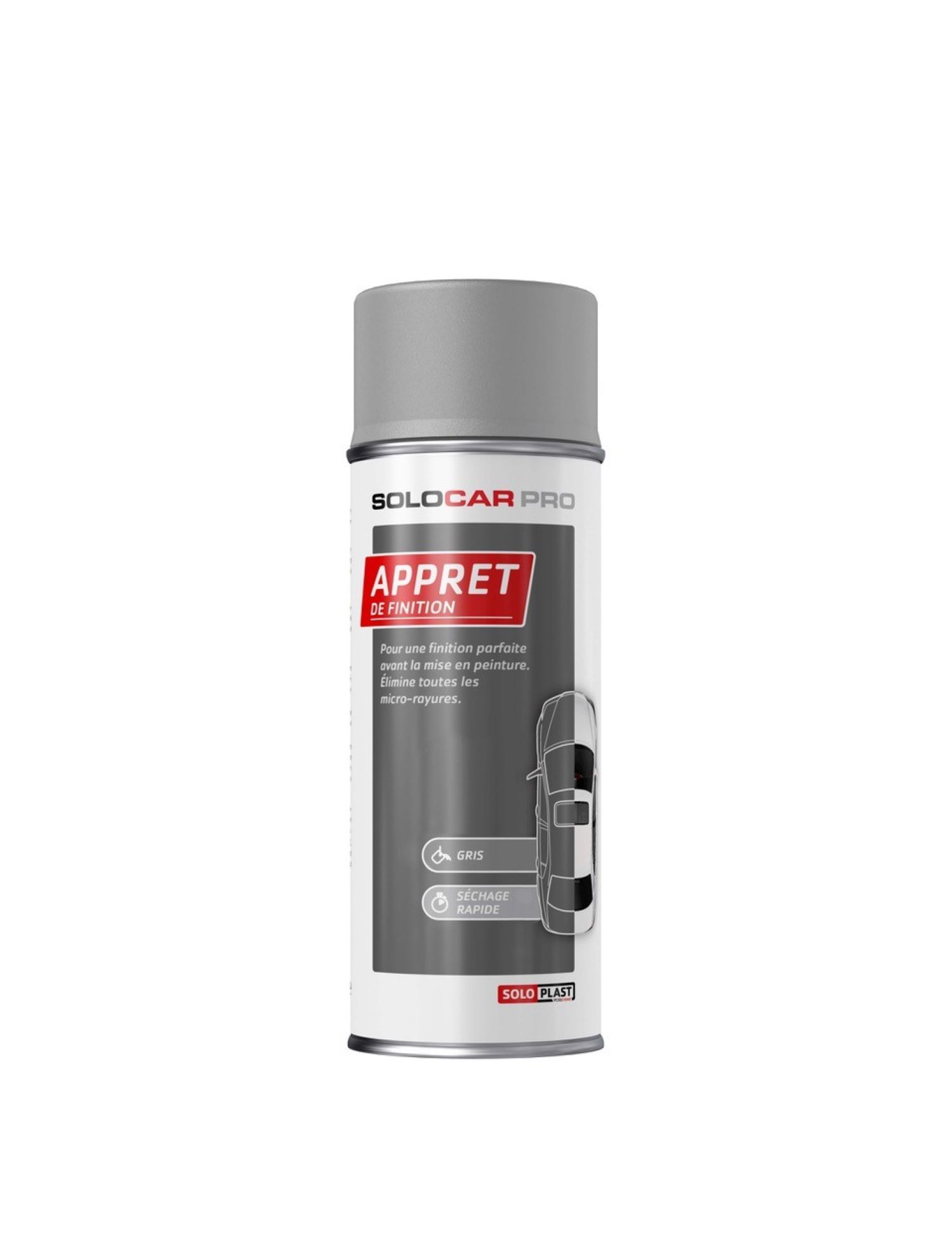 visuel 135086 SOLOCAR APPRET AEROSOL Gris 400ml