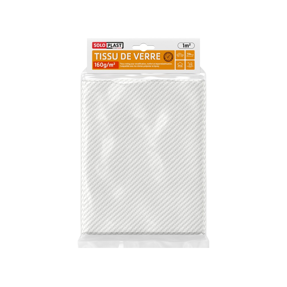 125196 TISSU DE VERRE 160G 1m²