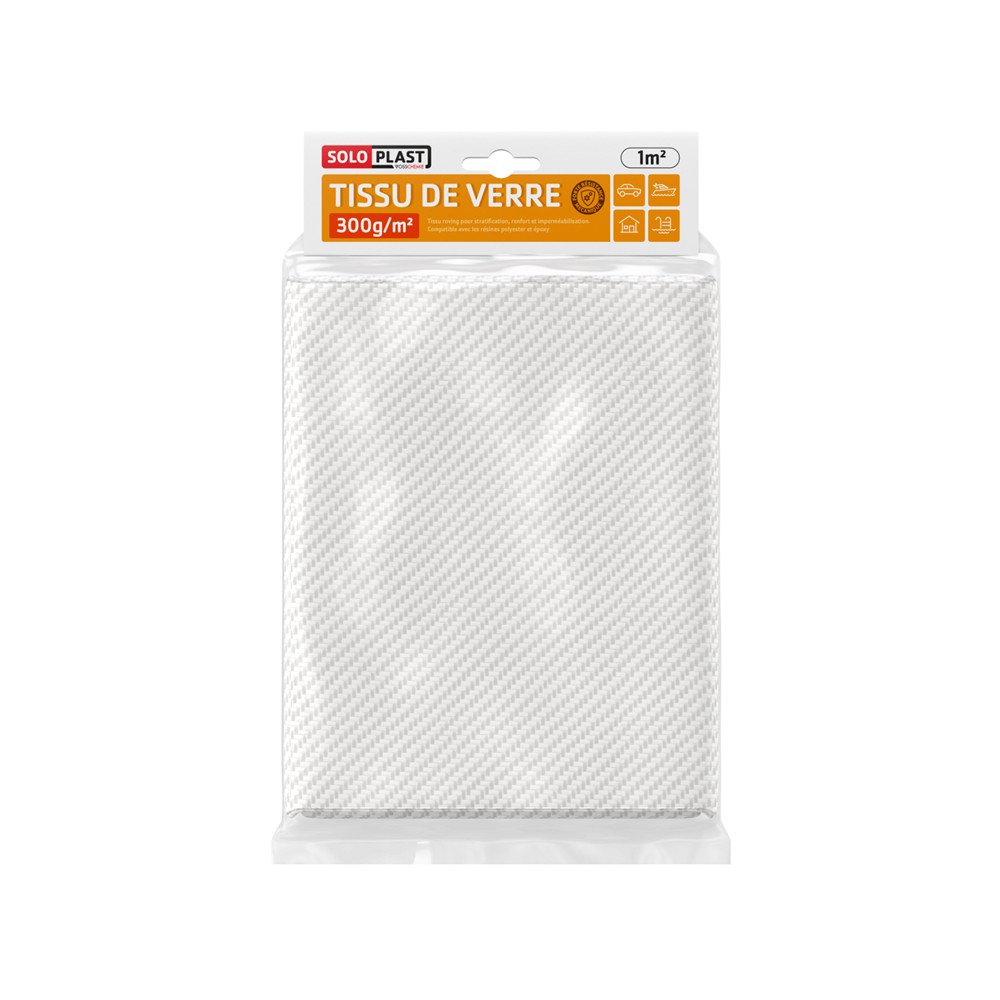 143645 TISSU DE VERRE 300G 1m²