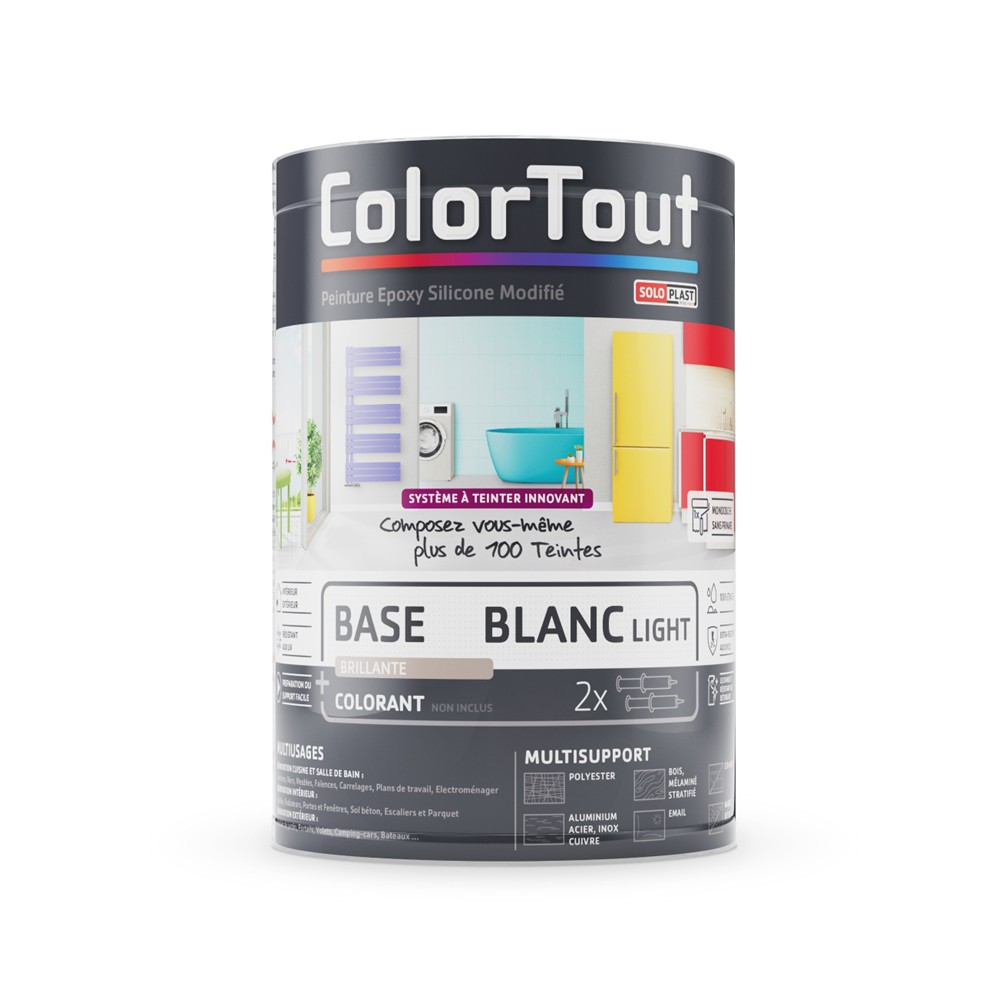158503 COLORTOUT BASE BLANC LIGHT BRILLANT