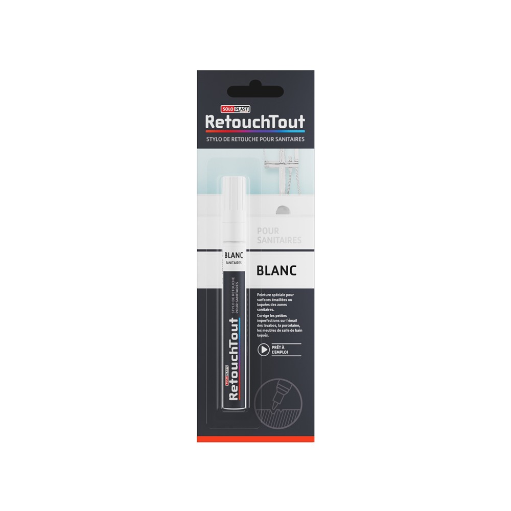 158741 STYLO SANITAIRES BLANC