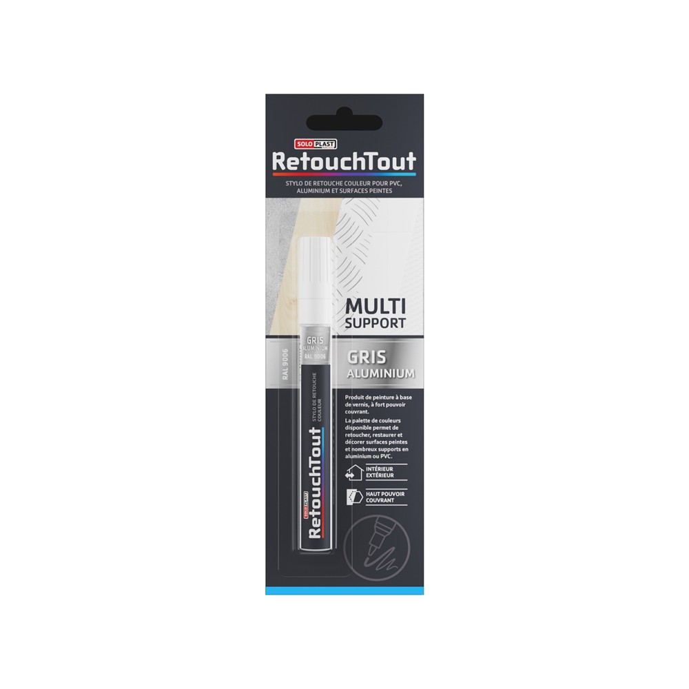 158749 STYLO COULEUR ALUMINIUM RAL 9006